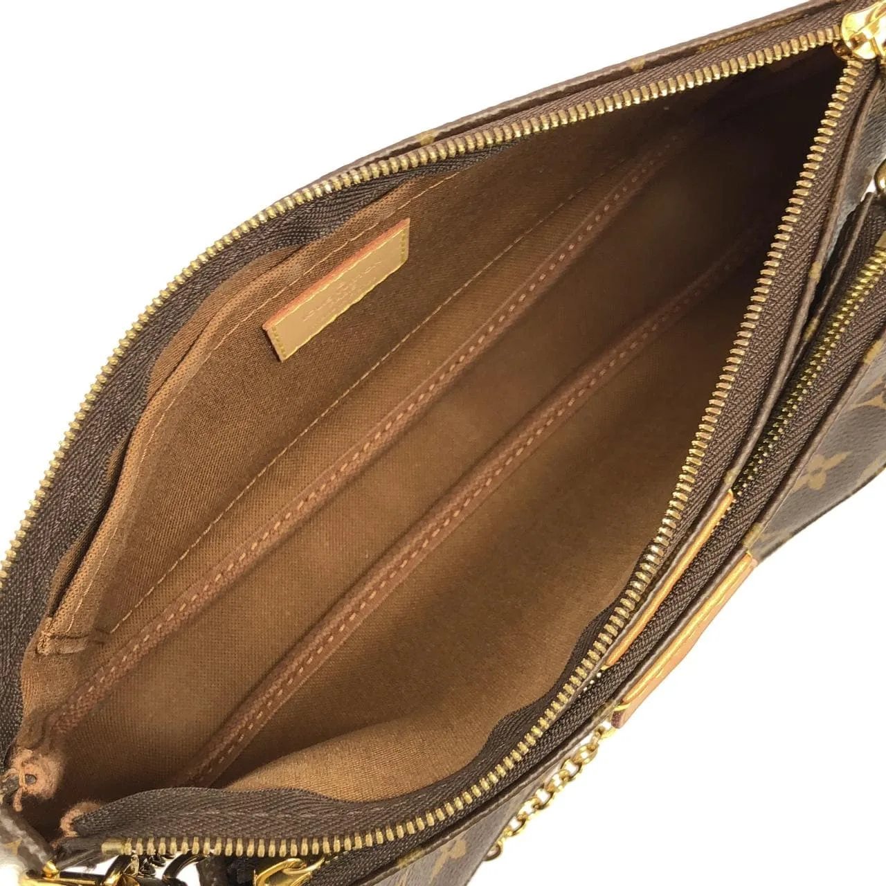 LOUIS VUITTON Pochette M44840 Shoulder Monogram 黑色 Monogram 中古品A - 縮圖 7