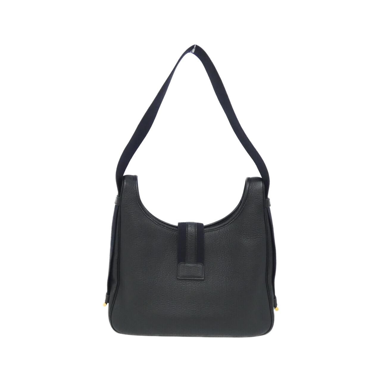 HERMES HERMÈS Shoulder Bag Togo Black Togo Leather - Thumbnail 2