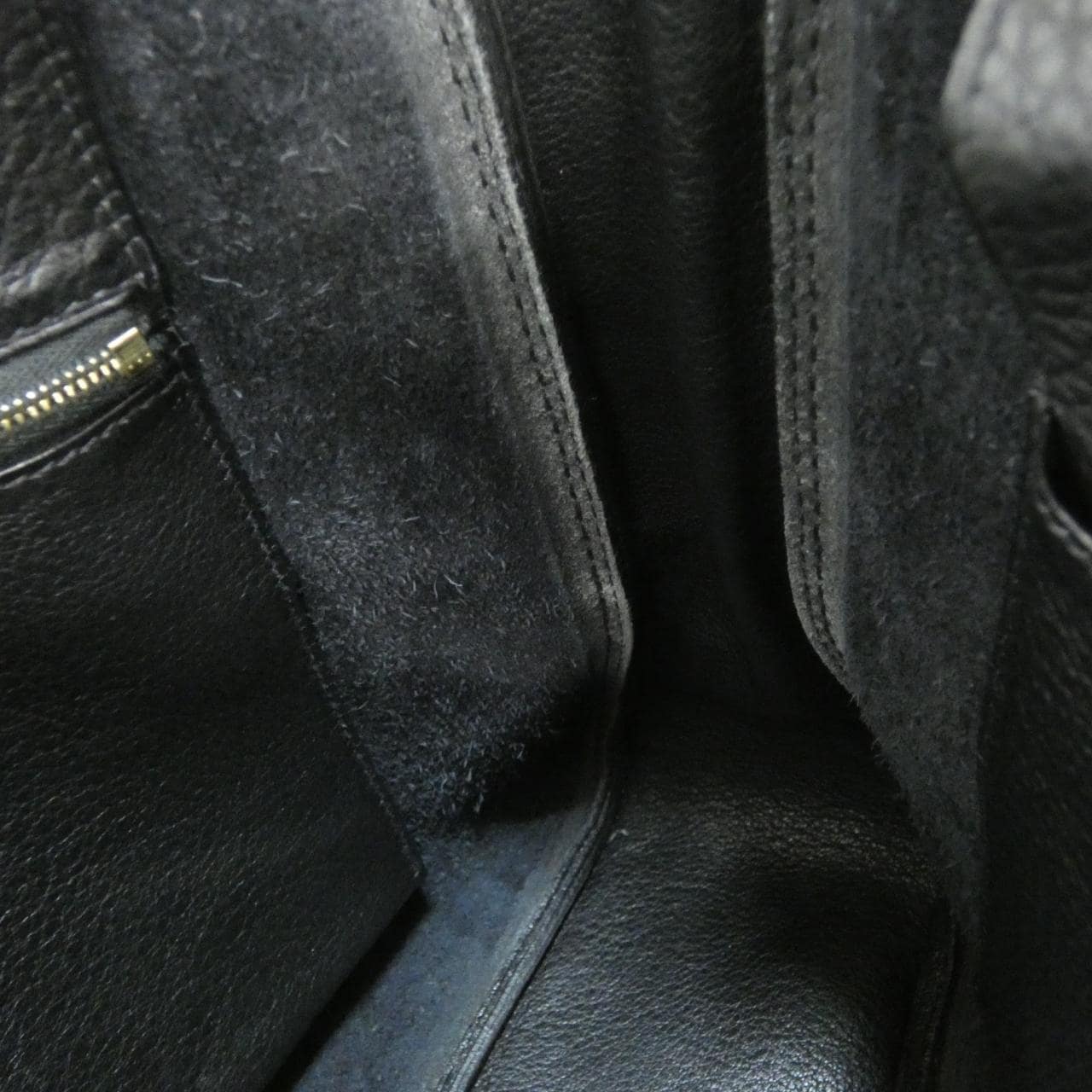 HERMES HERMÈS Shoulder Bag Togo Black Togo Leather - Thumbnail 10