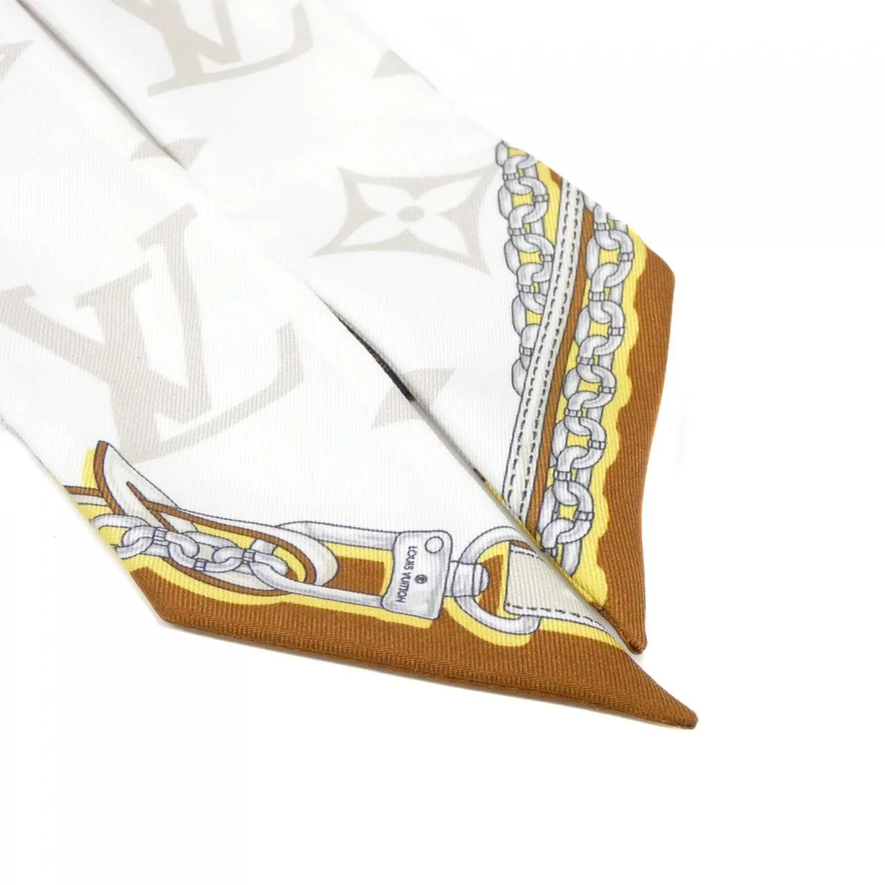 LOUIS VUITTON M77777 Scarf 米色 中古品A - 縮圖 2