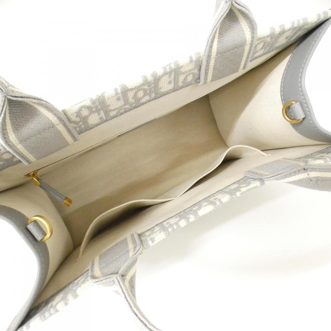 DIOR Book Tote M1324CZBB Tote Canvas Black Canvas Rank A - Thumbnail 6