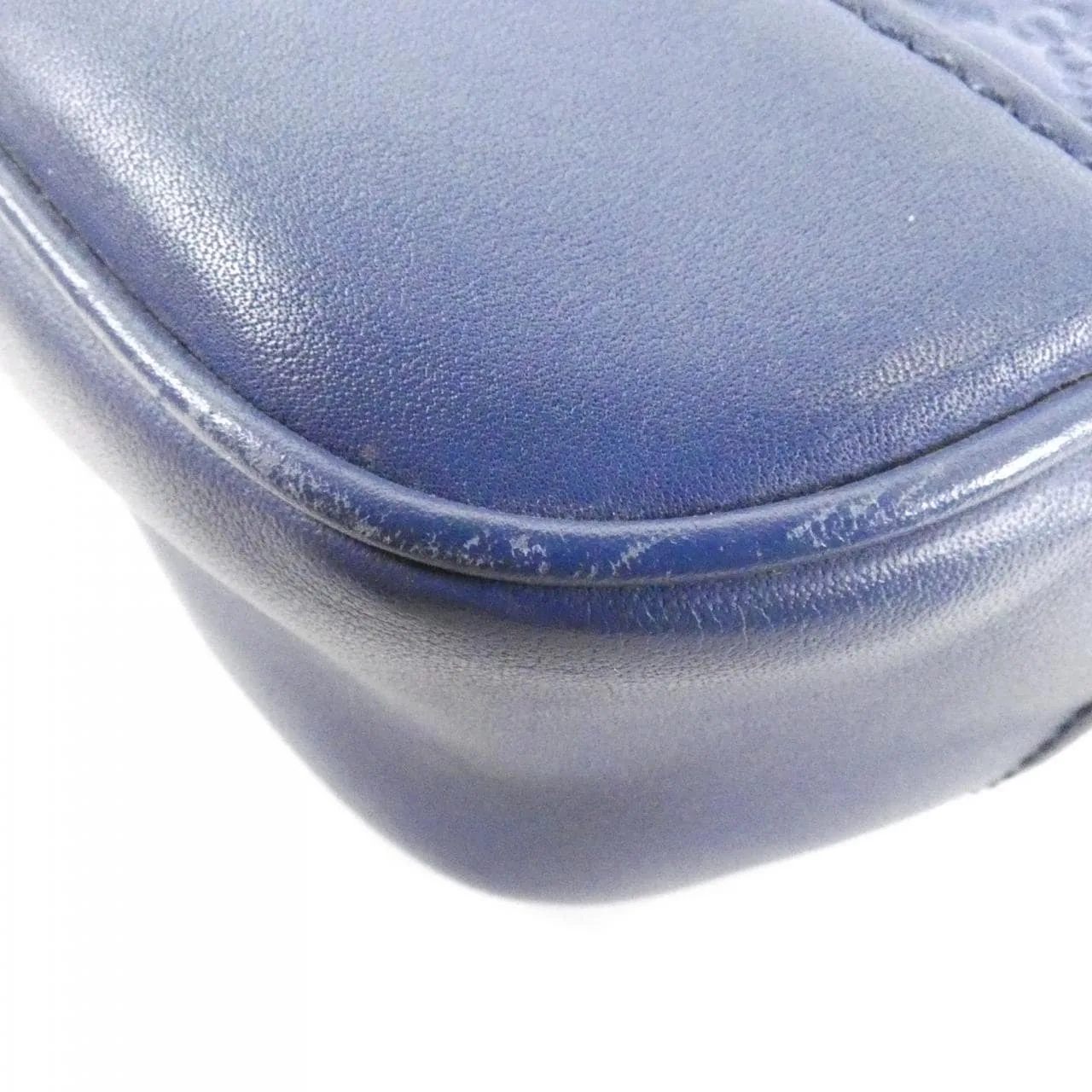 GUCCI GG Supreme 449413 BMJ1G Shoulder Leather 黑色 皮革 中古品A - 縮圖 2