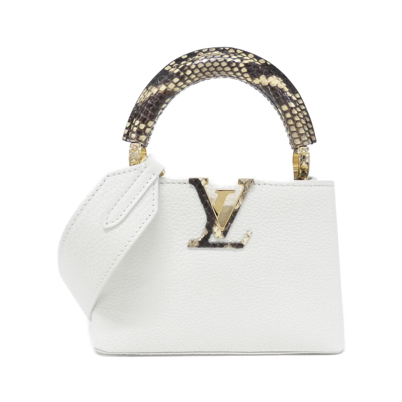 LOUIS VUITTON Capucines N98477 Bag Leather