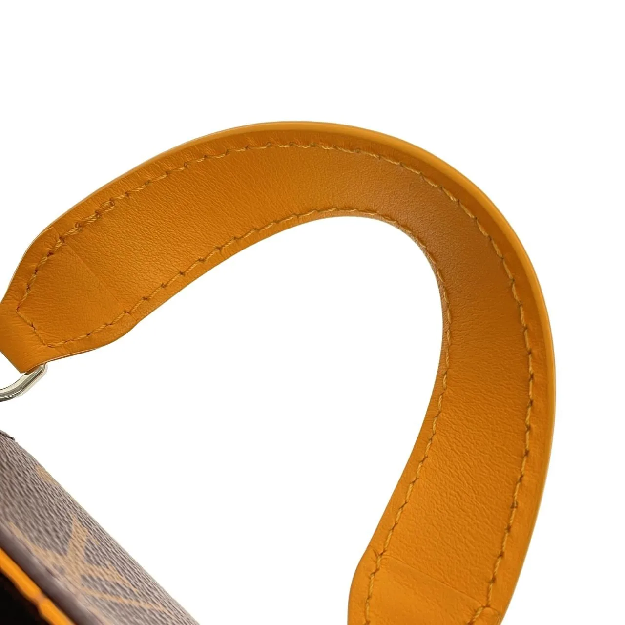 LOUIS VUITTON M12643 Pouch Monogram 黃色 Monogram 中古品A - 縮圖 7