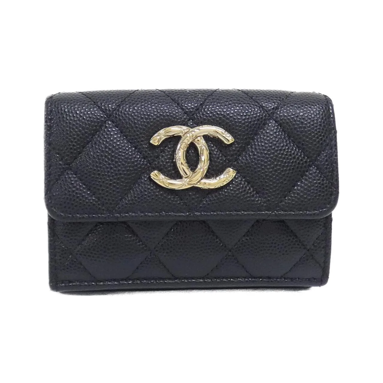 CHANEL Chanel 19 AP3973 Wallet Grained Calfskin