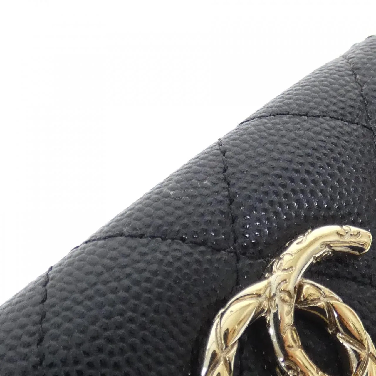 CHANEL Chanel 19 AP3973 Wallet Grained Calfskin Black Grained Calfskin Rank A - Thumbnail 4