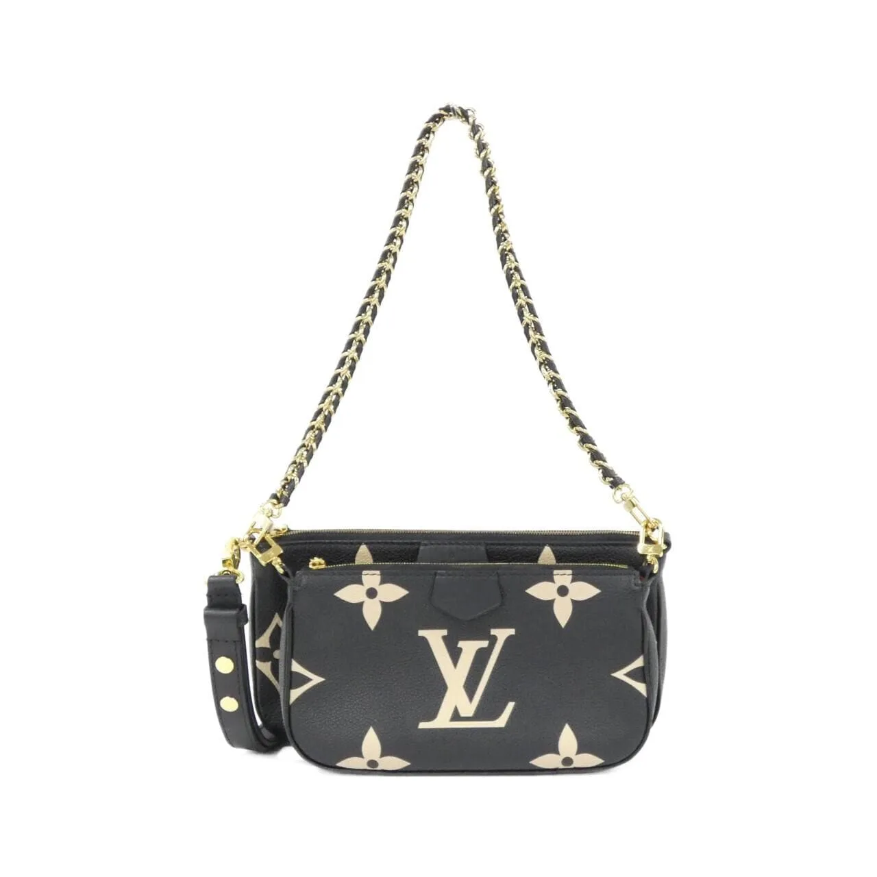 LOUIS VUITTON Pochette M45777 Shoulder Monogram Black