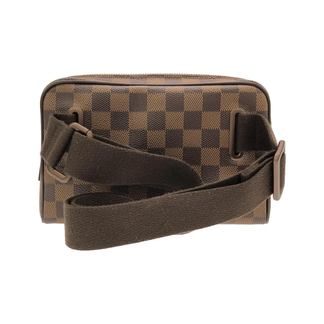 LOUIS VUITTON Bum Bag N41101 Shoulder Damier 黑色 Damier 中古品A - 縮圖 2