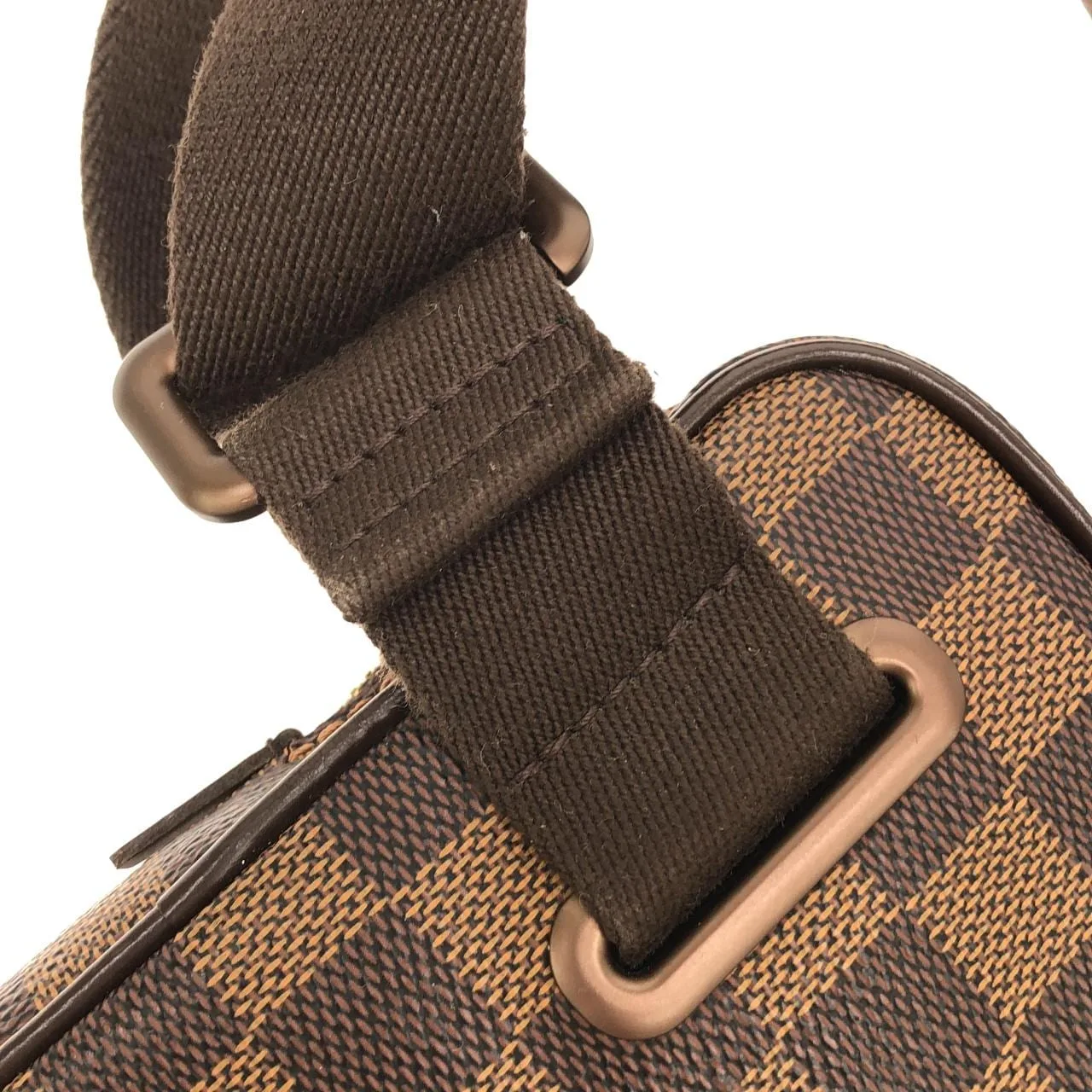 LOUIS VUITTON Bum Bag N41101 Shoulder Damier 黑色 Damier 中古品A - 縮圖 6