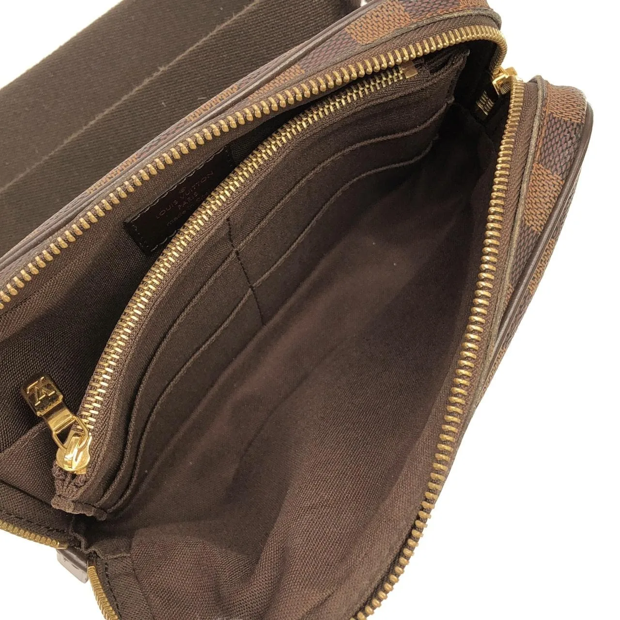 LOUIS VUITTON Bum Bag N41101 Shoulder Damier 黑色 Damier 中古品A - 縮圖 8