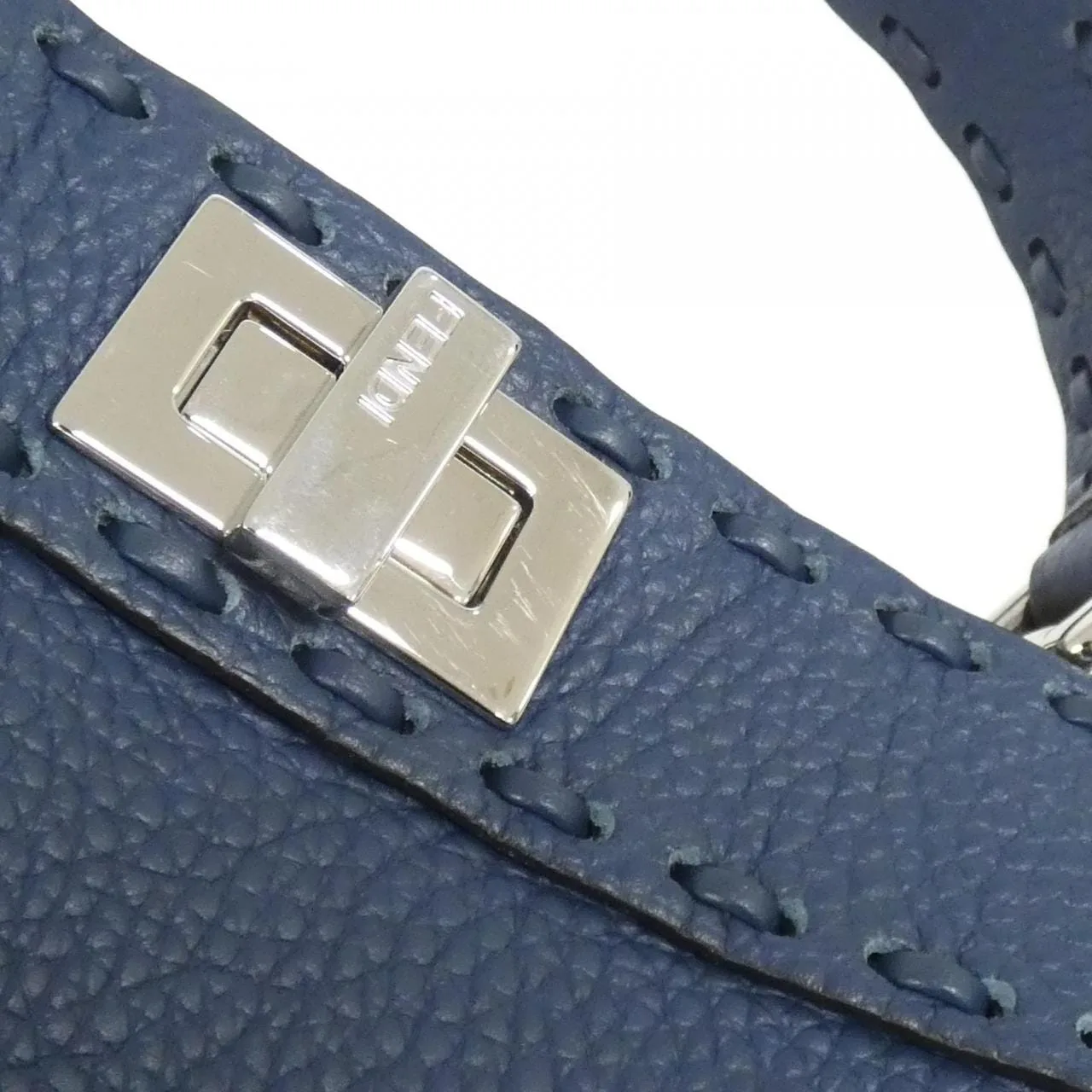 FENDI Peekaboo 8BN244 ARBB Handbag 黑色 中古品A - 縮圖 5