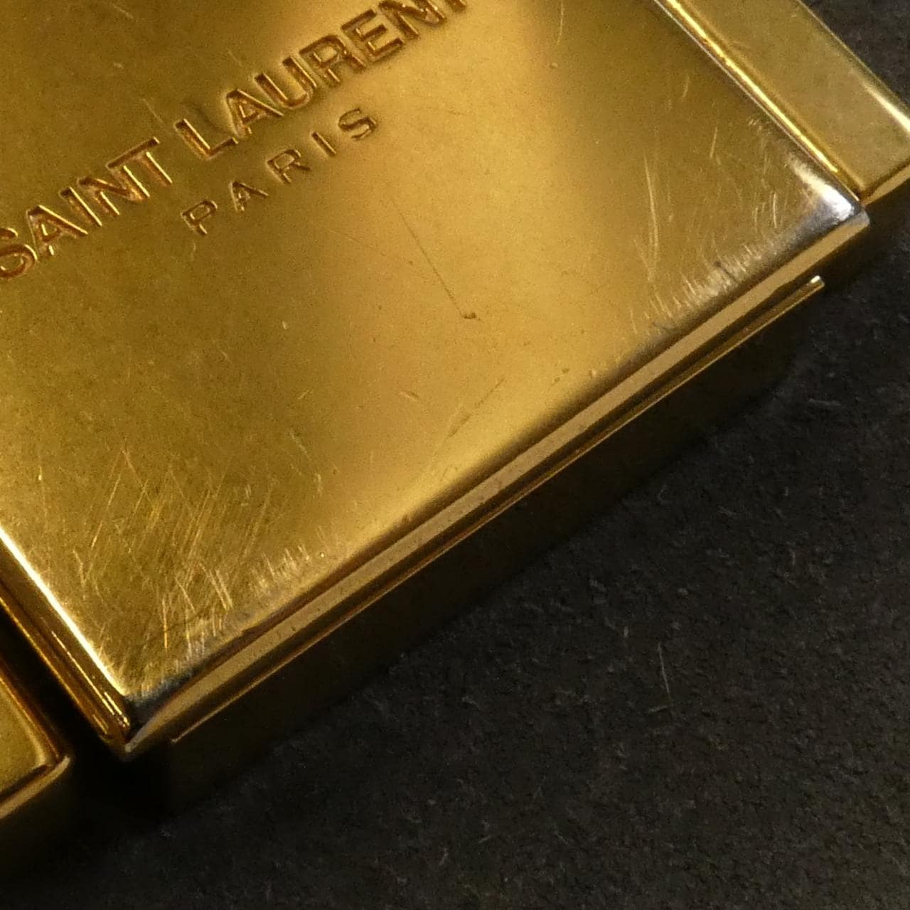 SAINT LAURENT 482044 D423W Shoulder Bag 黑色 中古品B - 縮圖 5