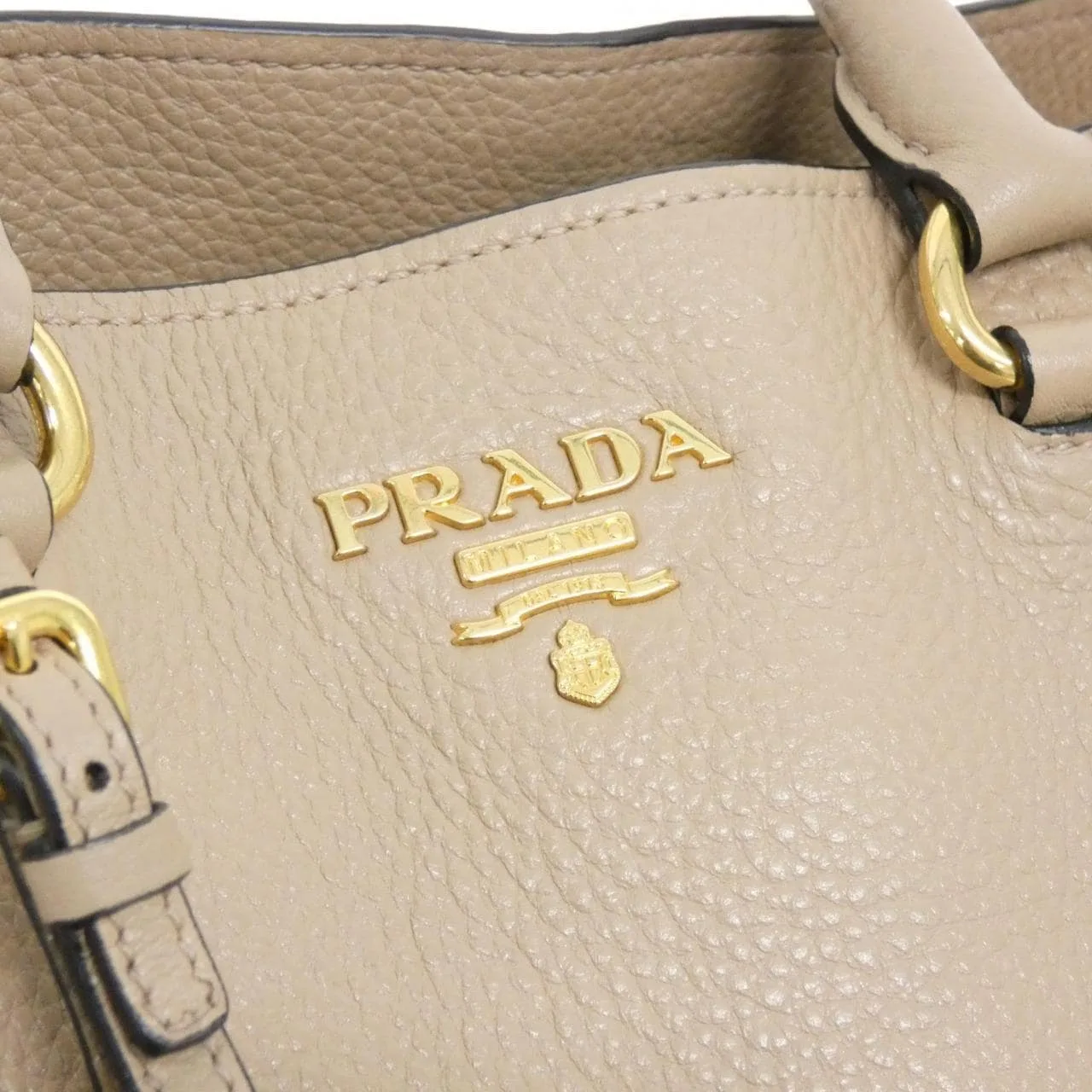 PRADA 1BA058 Handbag 黑色 中古品A - 縮圖 5
