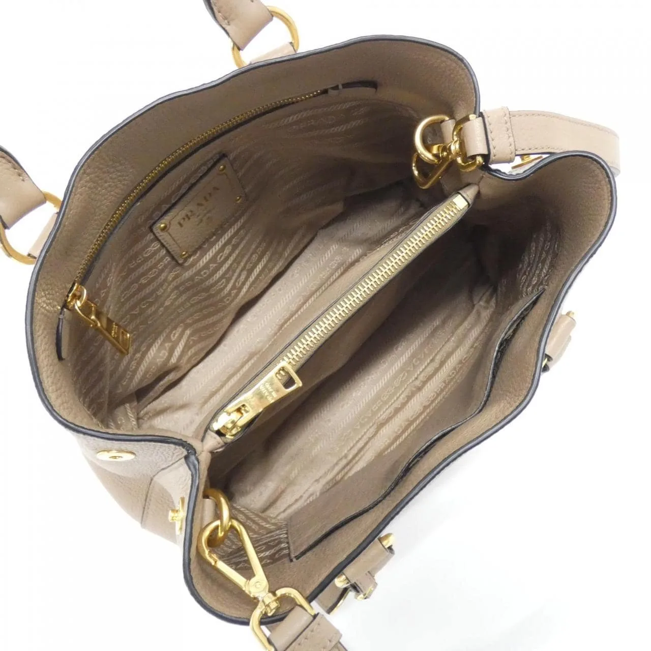 PRADA 1BA058 Handbag 黑色 中古品A - 縮圖 7