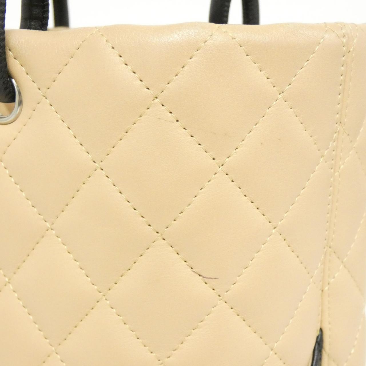 CHANEL Cambon 25167 Handbag 黑色 中古品A - 縮圖 6
