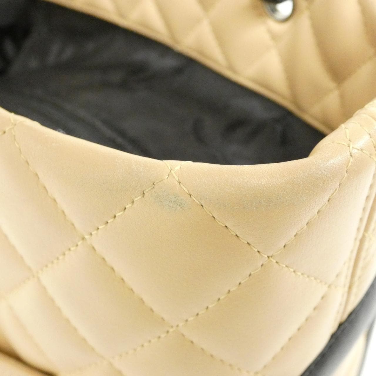 CHANEL Cambon 25167 Handbag 黑色 中古品A - 縮圖 7