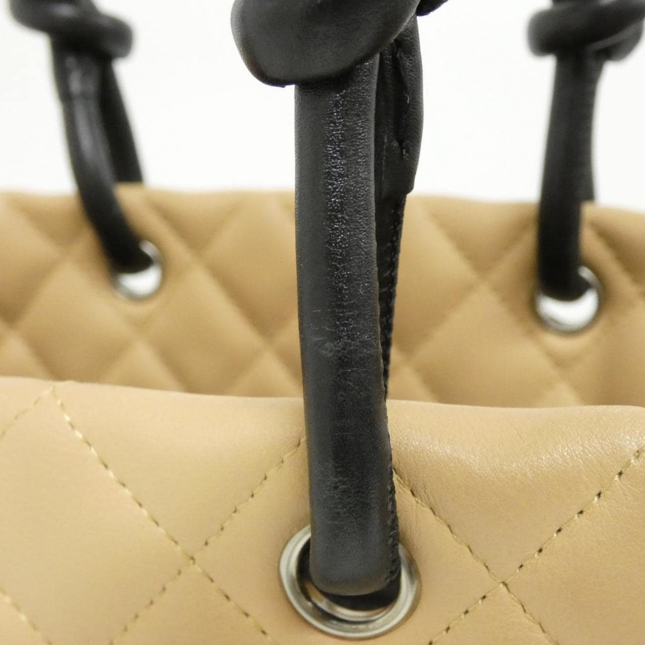 CHANEL Cambon 25167 Handbag 黑色 中古品A - 縮圖 9