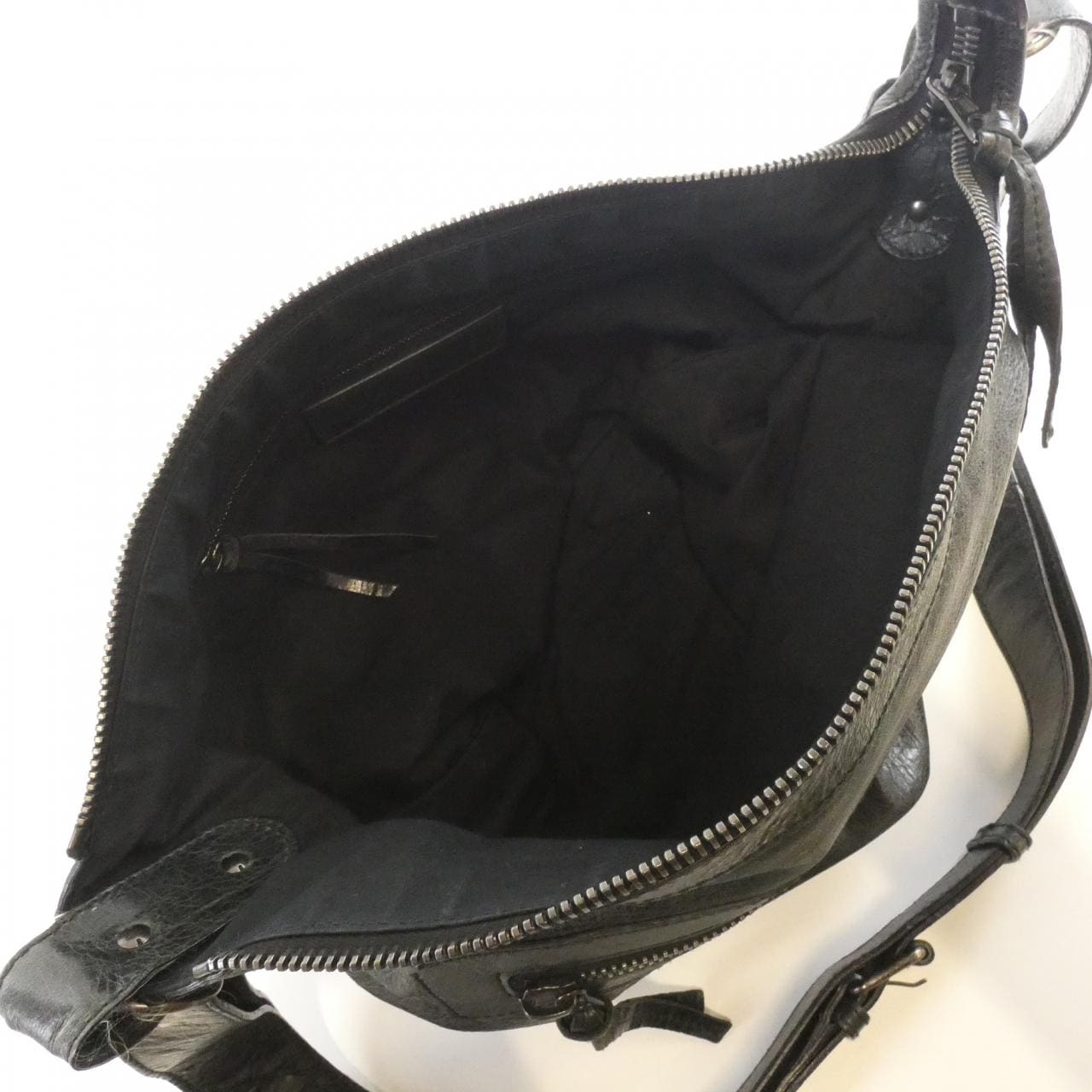 BALENCIAGA 223409 D940Y Shoulder Bag Leather Black Leather - Thumbnail 7