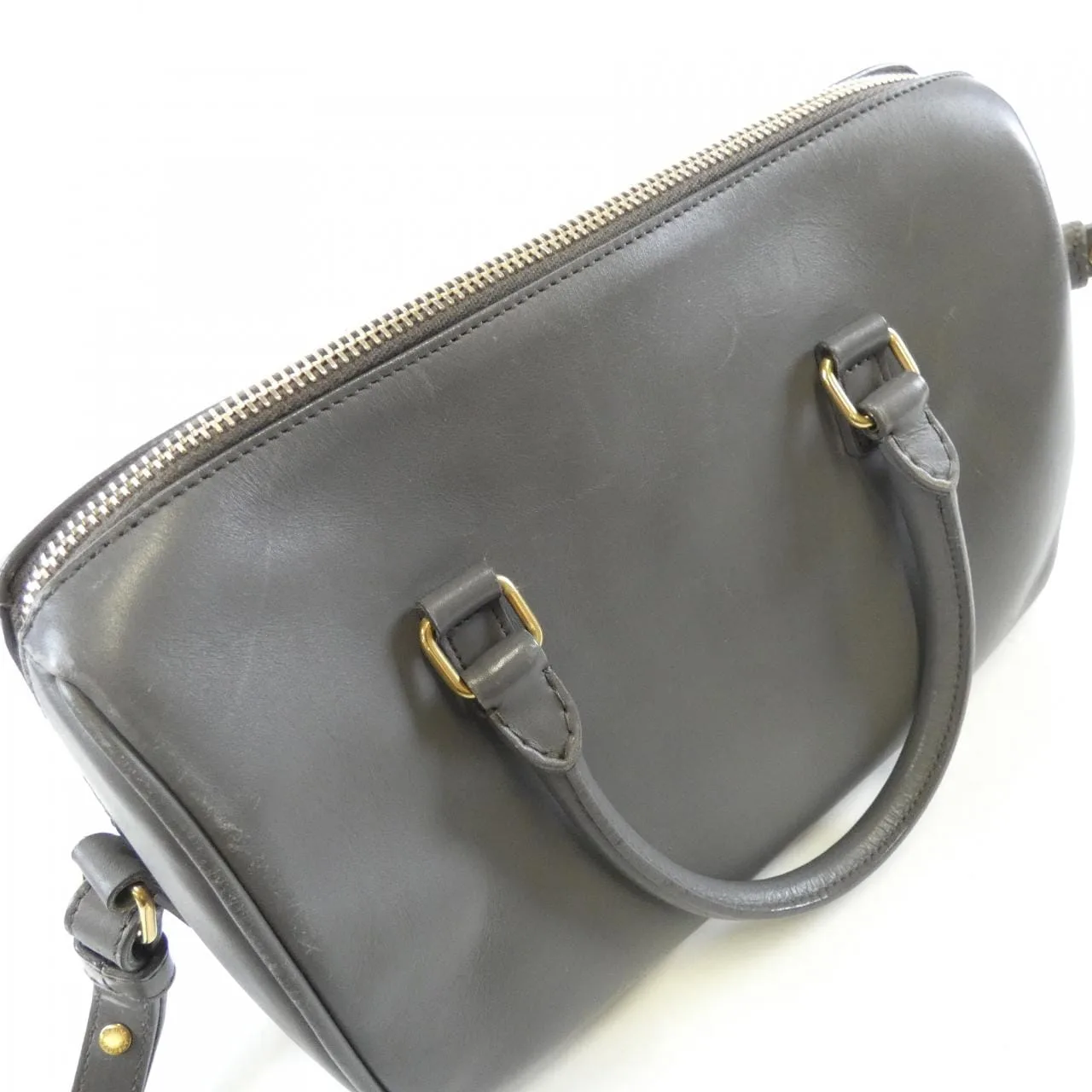 SAINT LAURENT 330958 C150J Boston 黑色 中古品B - 縮圖 4