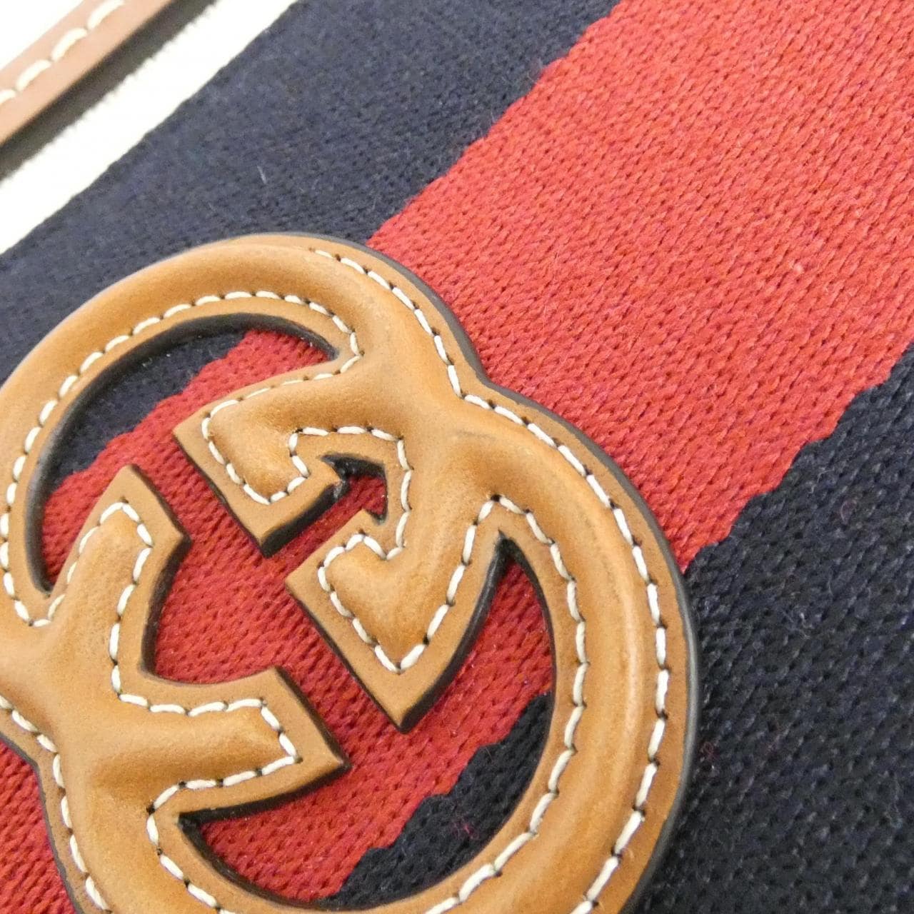 GUCCI 727735 FABCL Bag Canvas White Canvas - Thumbnail 4