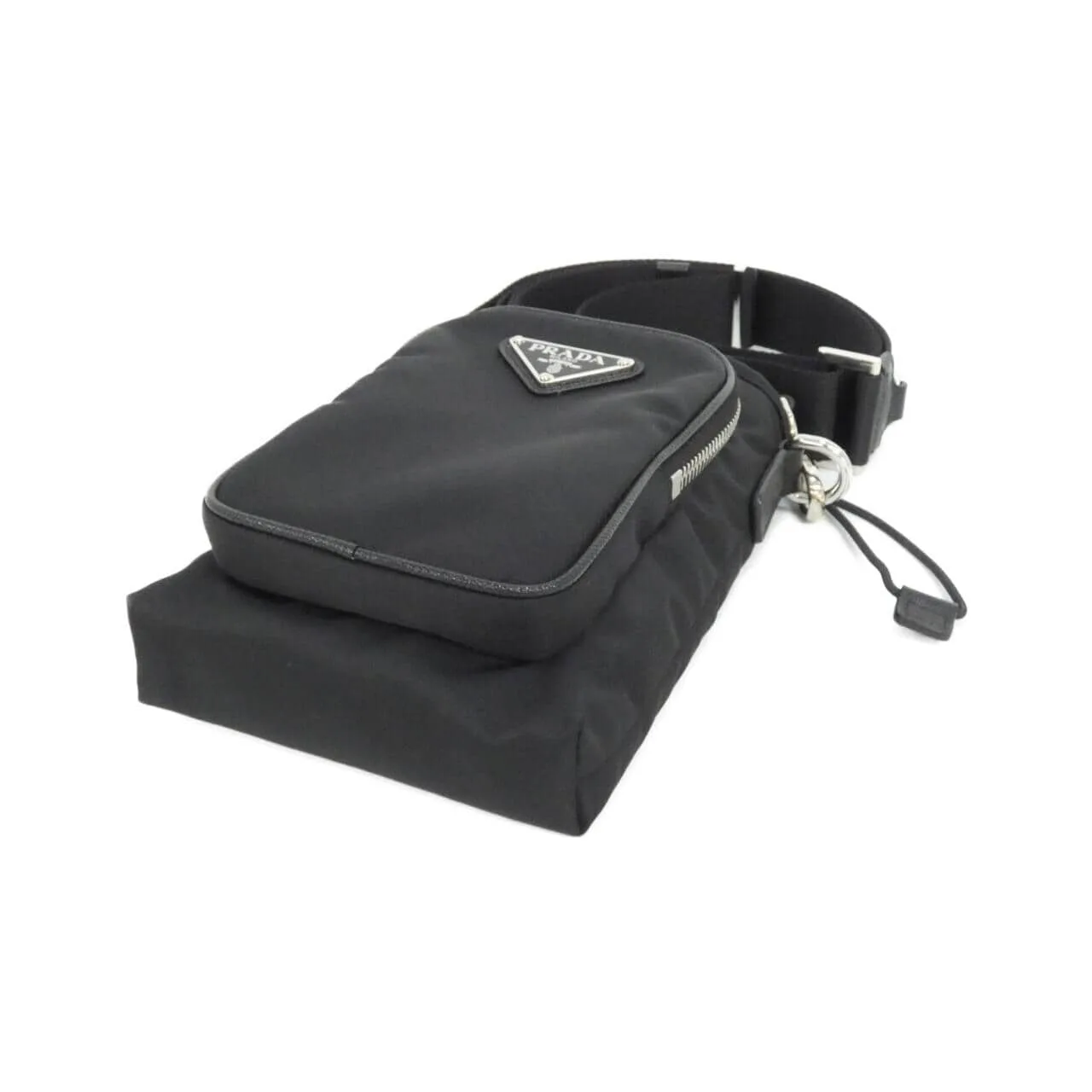 PRADA 2ZH155 Wallet 黑色 中古品A - 縮圖 3