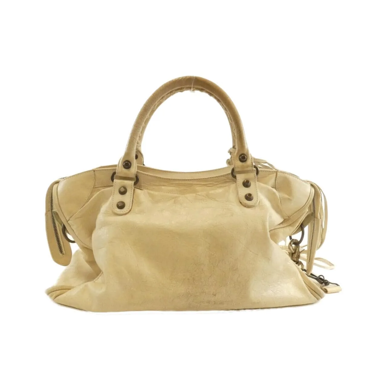 BALENCIAGA Le City 115748 D94JT Handbag Lambskin Black Lambskin - Thumbnail 2