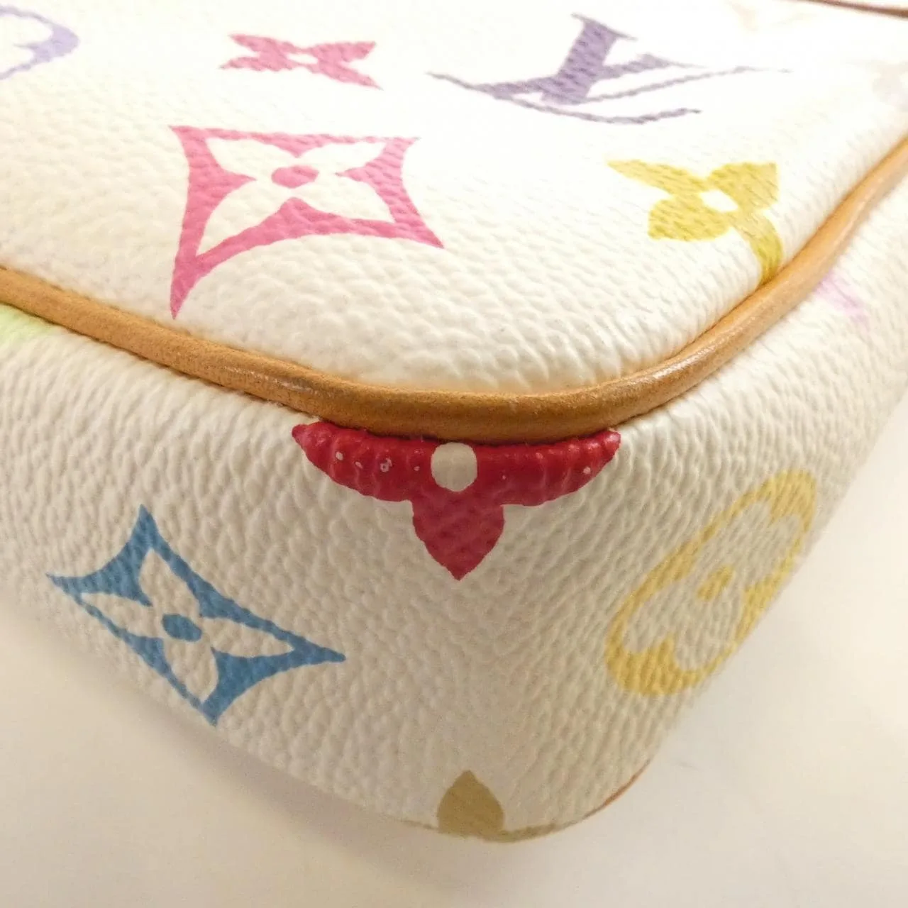 LOUIS VUITTON Pochette M92649 Pochette Canvas Multicolor 帆布 中古品B - 縮圖 2