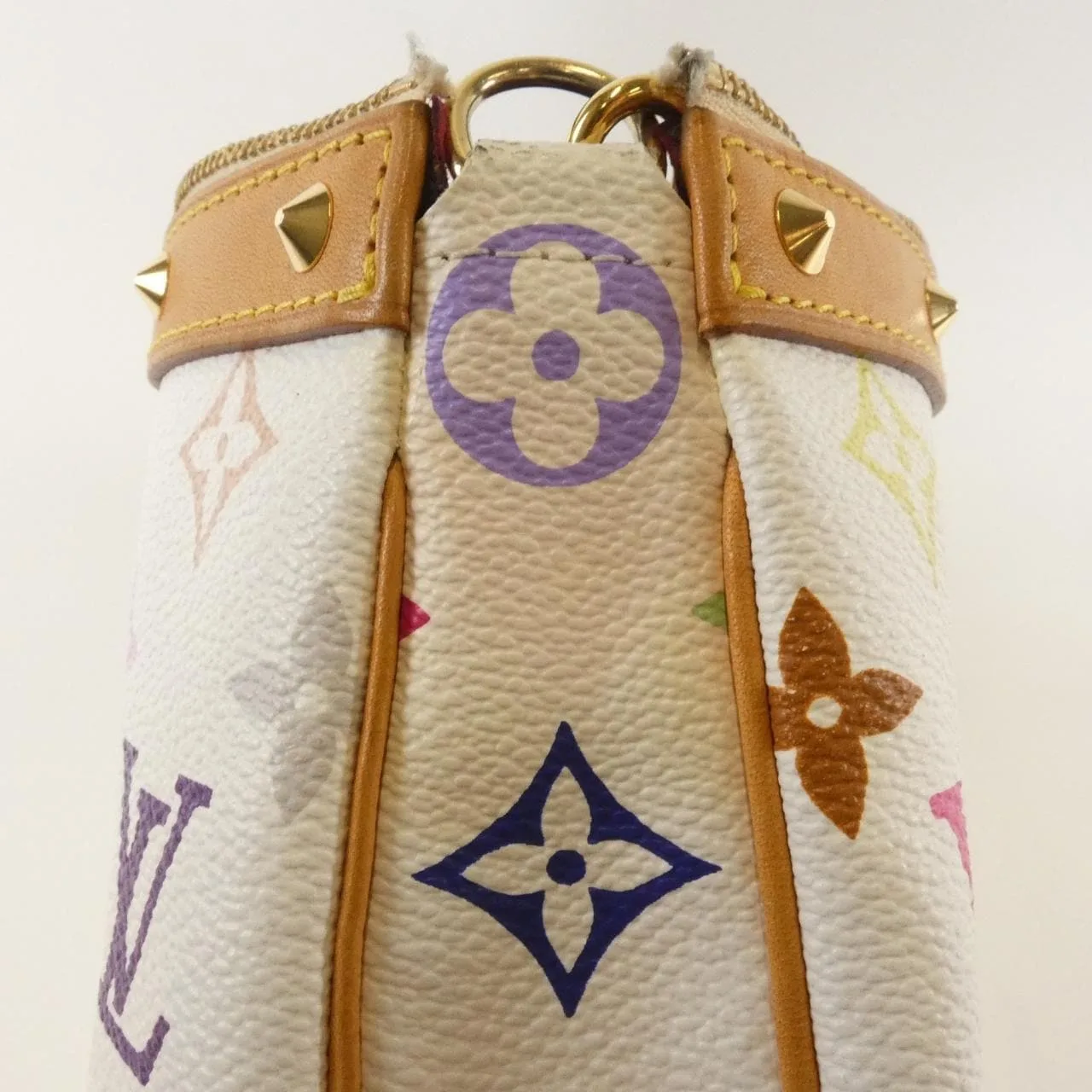 LOUIS VUITTON Pochette M92649 Pochette Canvas Multicolor 帆布 中古品B - 縮圖 3