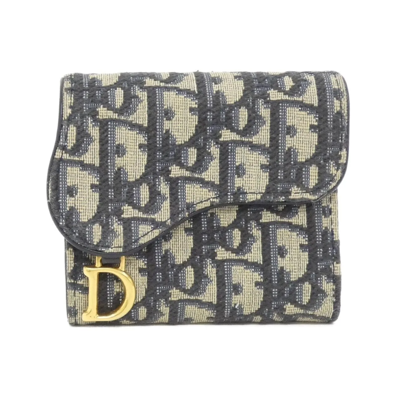 DIOR Saddle S5652CTZQ Wallet Canvas