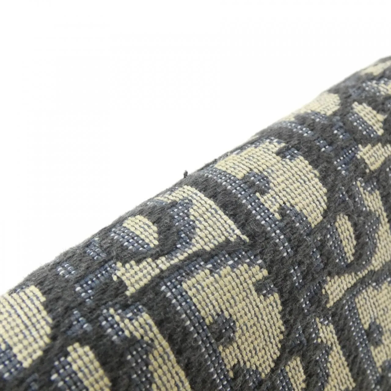 DIOR Saddle S5652CTZQ Wallet Canvas 黑色 帆布 中古品A - 縮圖 4