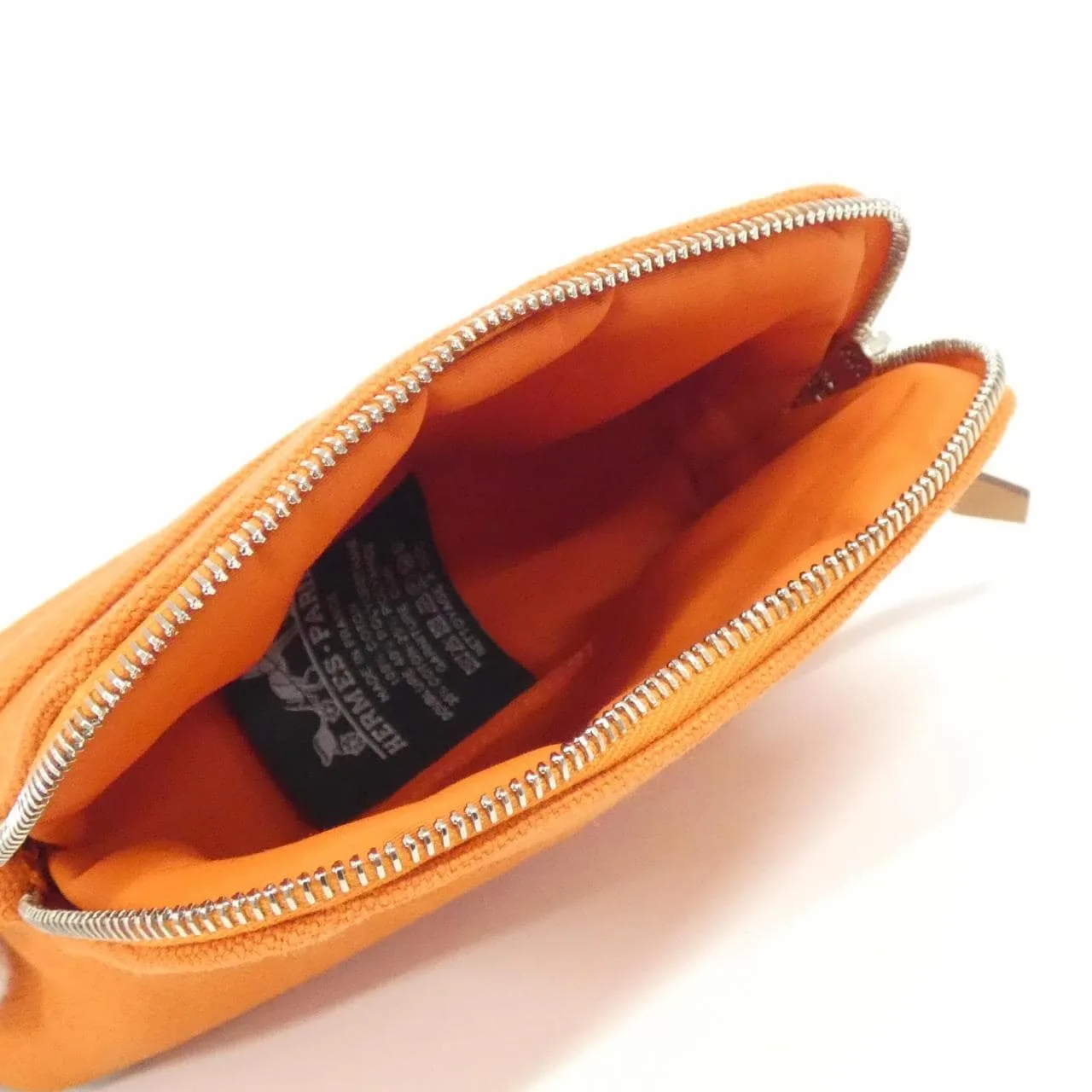 HERMES Bolide 103772M Pouch Canvas Orange Canvas Rank A - Thumbnail 5