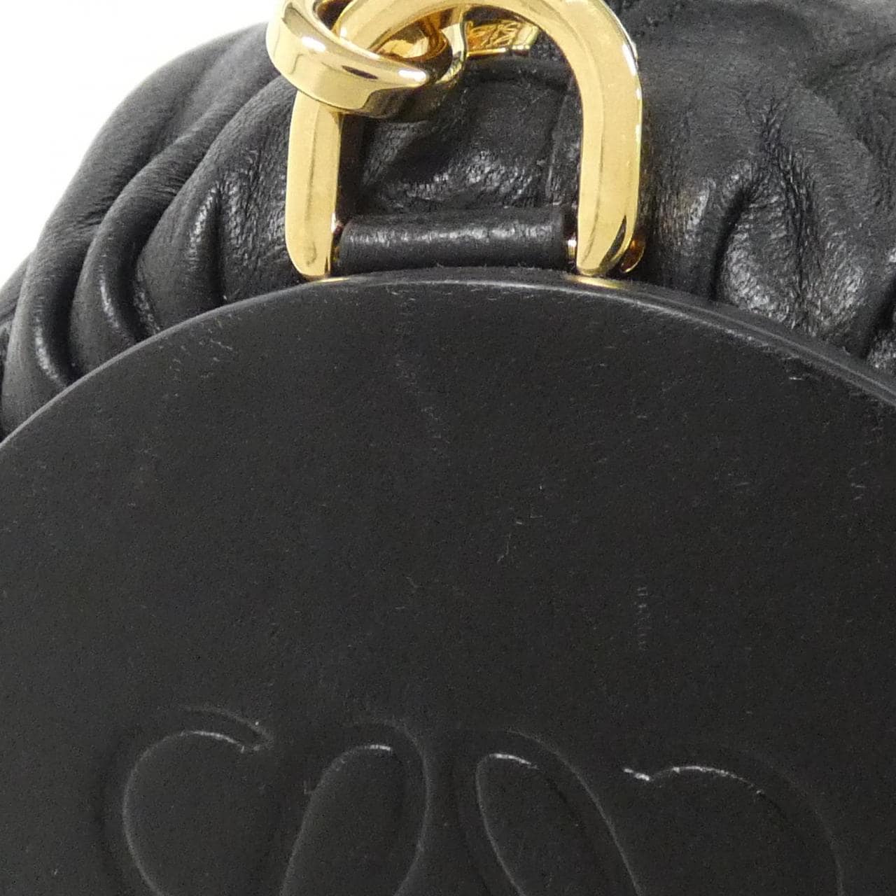 LOEWE A912P84X27 Shoulder Bag Lambskin Black Lambskin - Thumbnail 4