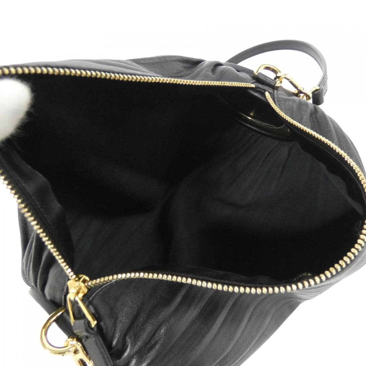 LOEWE A912P84X27 Shoulder Bag Lambskin Black Lambskin - Thumbnail 8