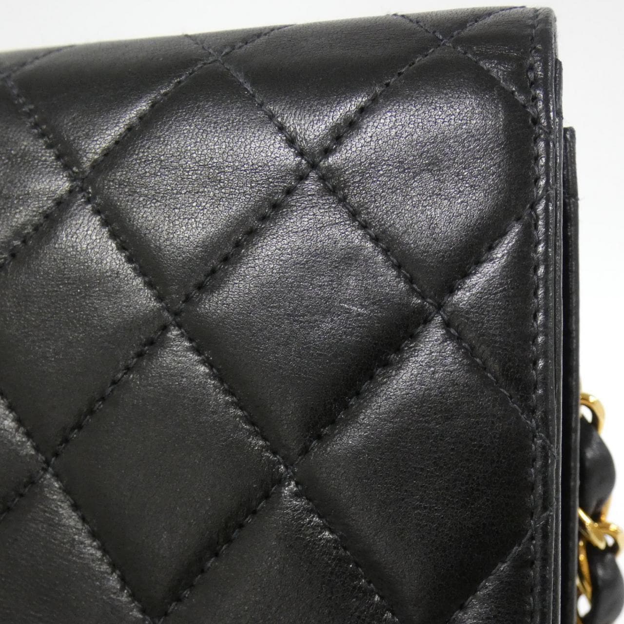 CHANEL Shoulder Lambskin Black Lambskin - Thumbnail 5