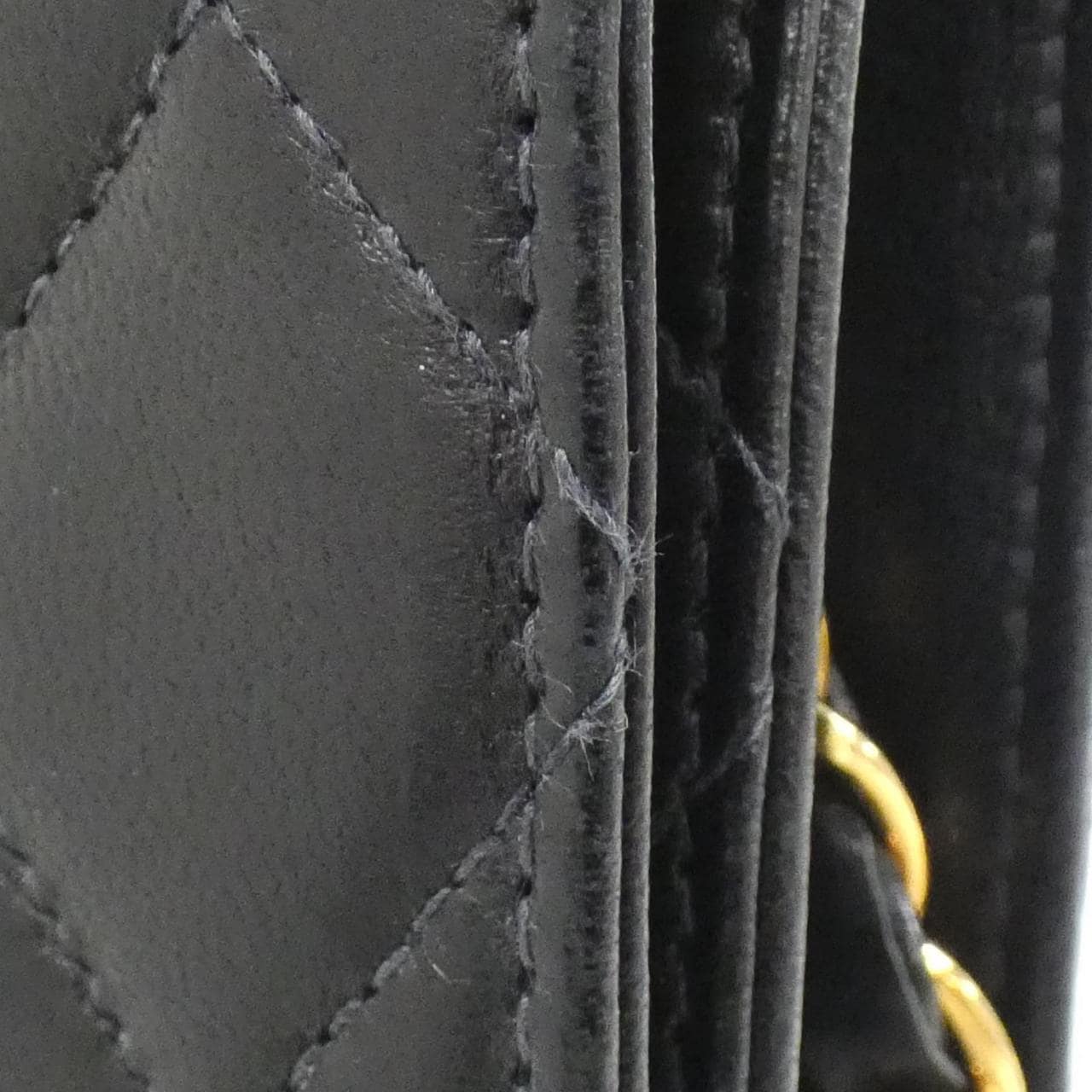 CHANEL Shoulder Lambskin Black Lambskin - Thumbnail 6