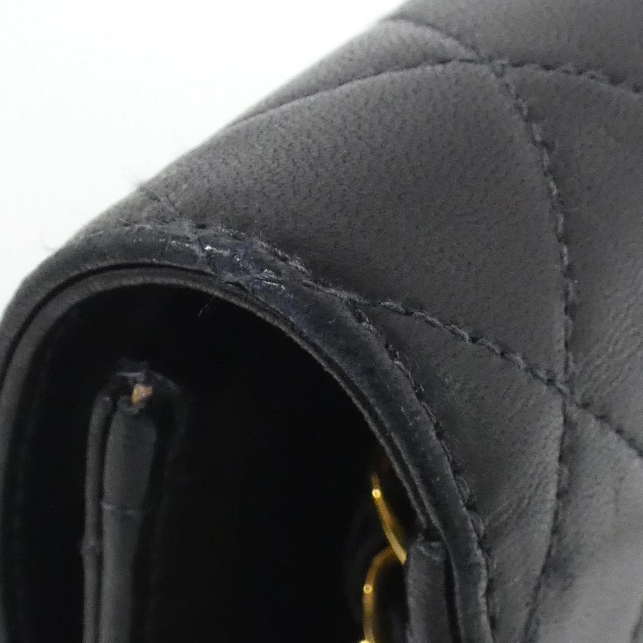 CHANEL Shoulder Lambskin Black Lambskin - Thumbnail 7