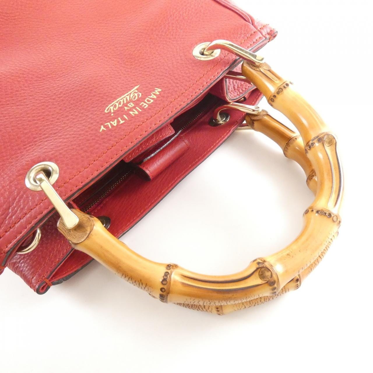 GUCCI 336032 A7M0G Bag Leather 黑色 皮革 中古品B - 縮圖 6