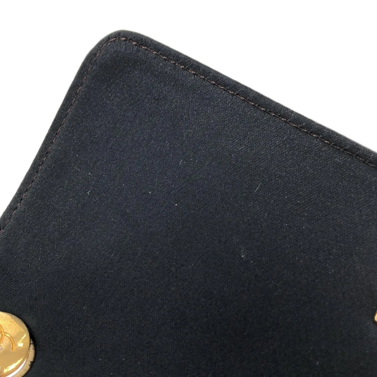 CHANEL Shoulder Satin 黑色 緞面 中古品A - 縮圖 9