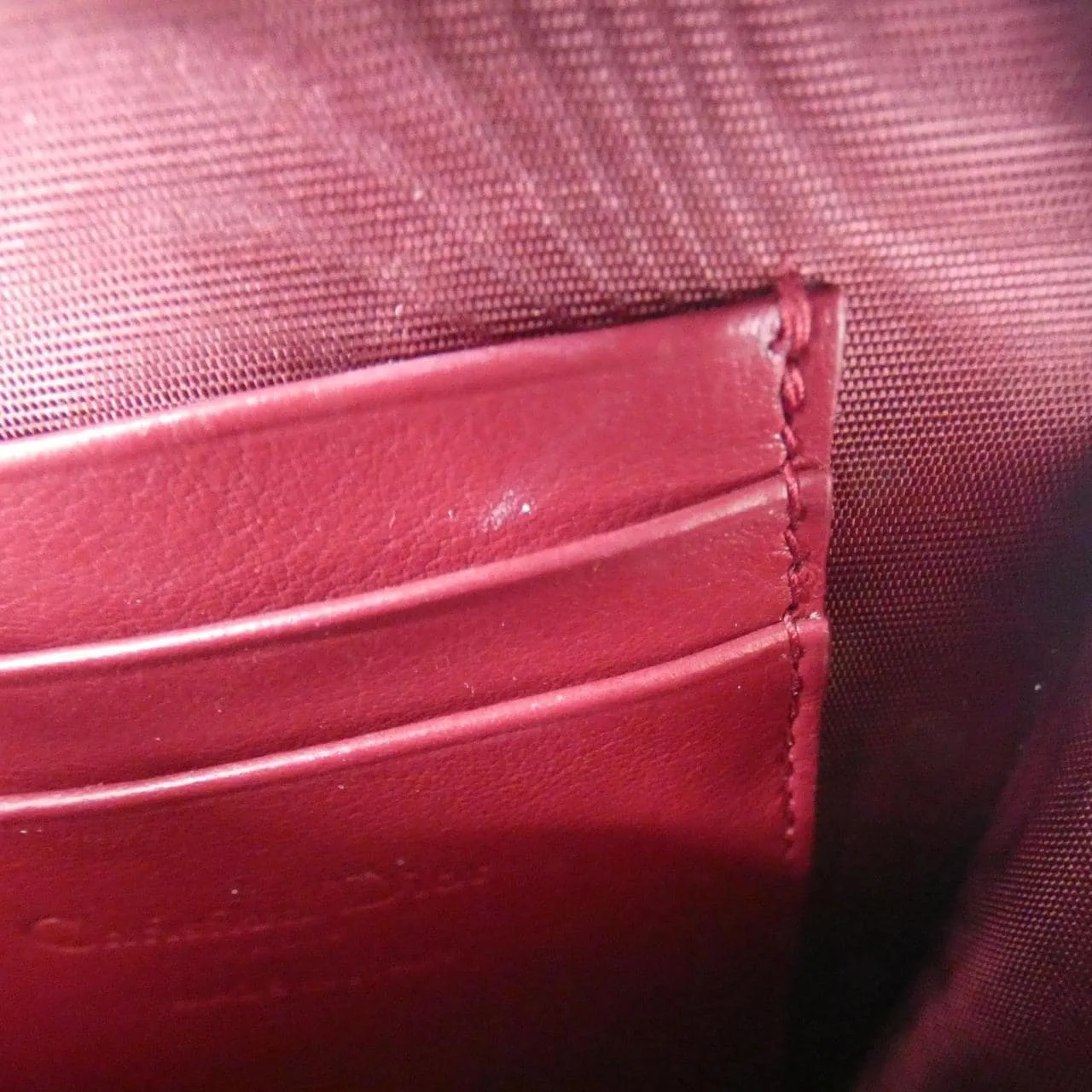 DIOR Lady Dior S0872OVRB Wallet Patent Leather Black Patent Leather Rank A - Thumbnail 8