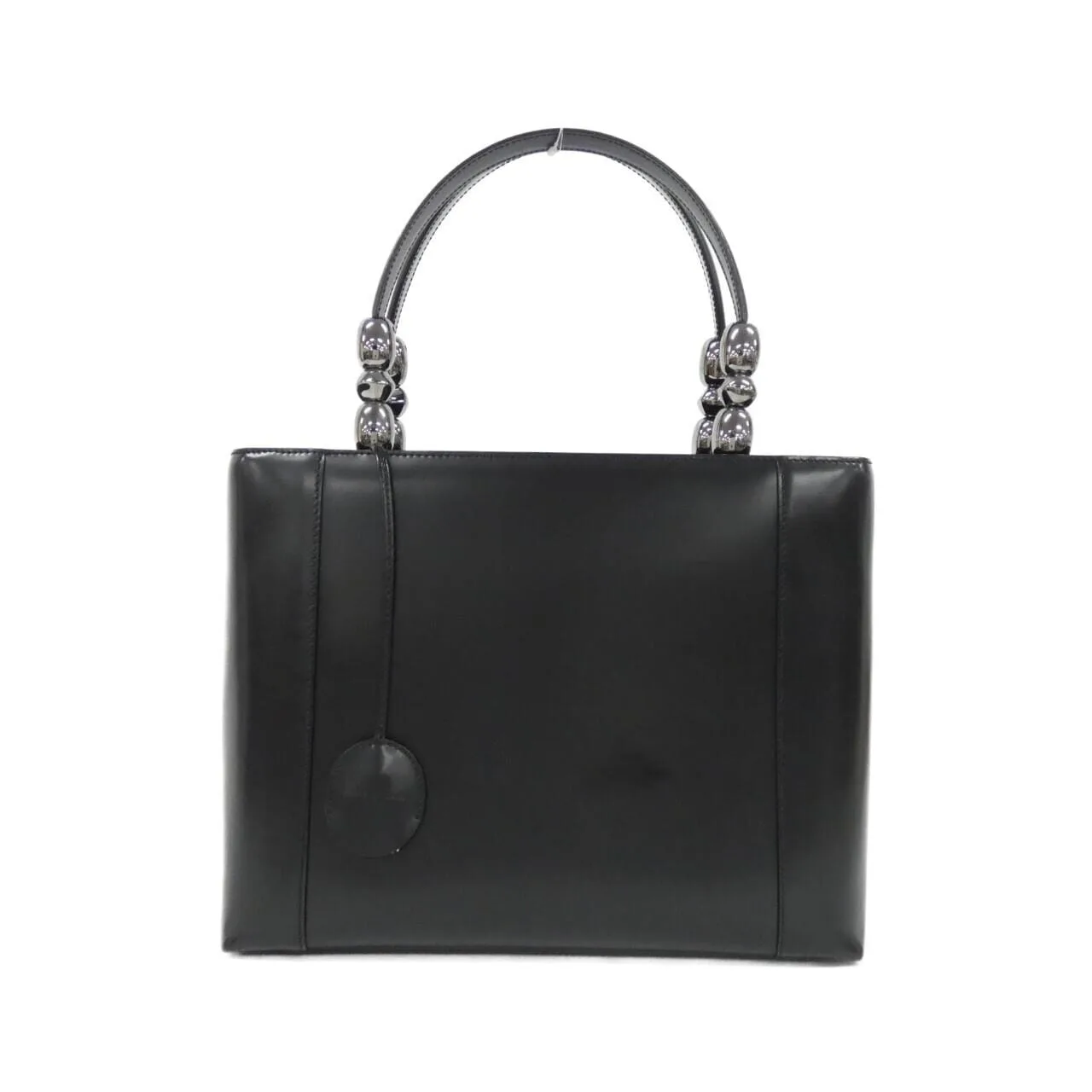 DIOR Handbag Leather Black