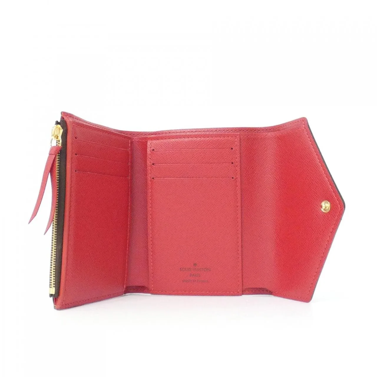 LOUIS VUITTON N41659 Wallet Damier Rouge Damier Rank A - Thumbnail 5