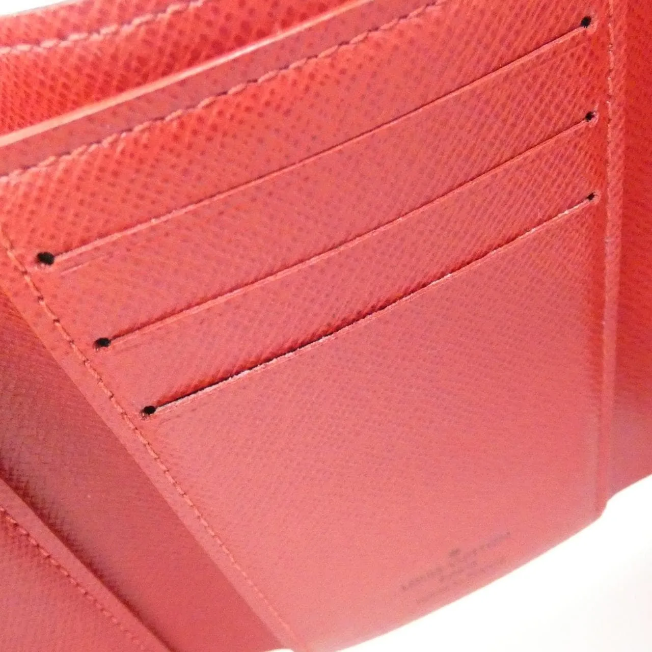 LOUIS VUITTON N41659 Wallet Damier Rouge Damier Rank A - Thumbnail 7