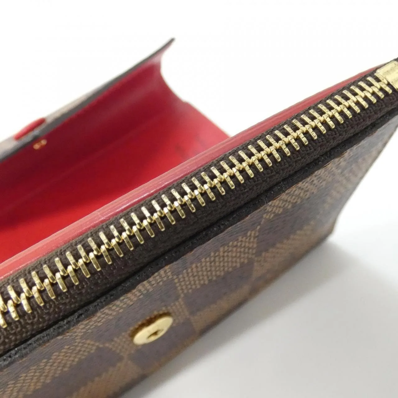 LOUIS VUITTON N41659 Wallet Damier Rouge Damier Rank A - Thumbnail 8