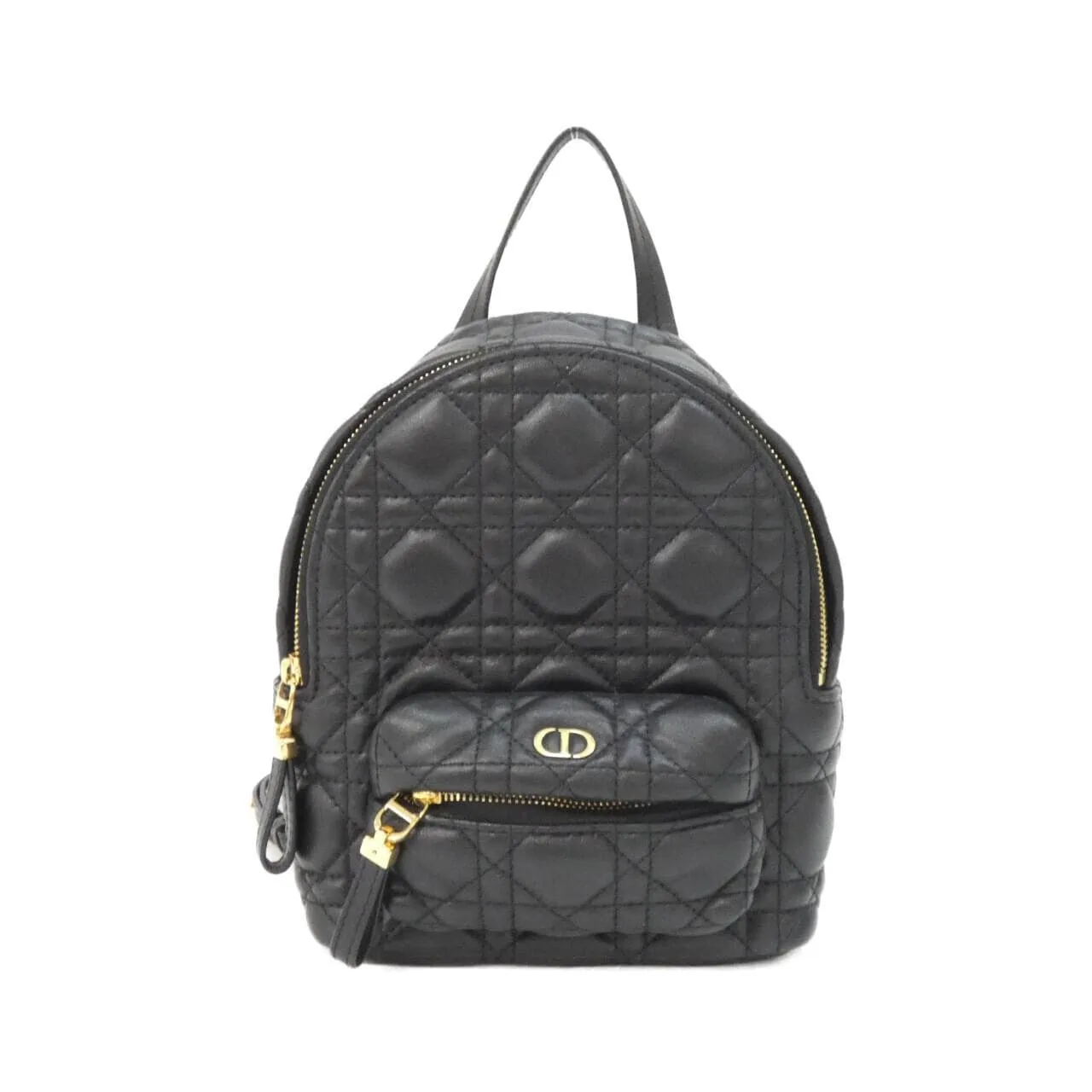 DIOR 30 Montaigne M9222UNGF Backpack Lambskin Black
