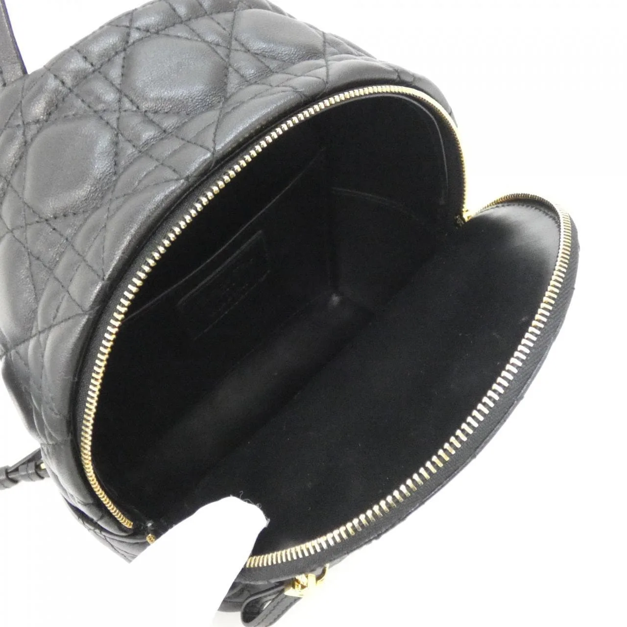 DIOR 30 Montaigne M9222UNGF Backpack Lambskin 黑色 羊皮 中古品A - 縮圖 6