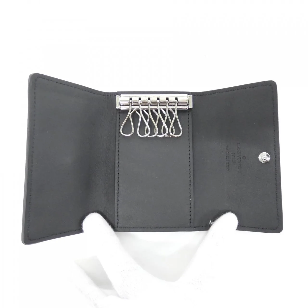 LOUIS VUITTON M82604 Key Case Monogram Black Monogram Rank A - Thumbnail 3