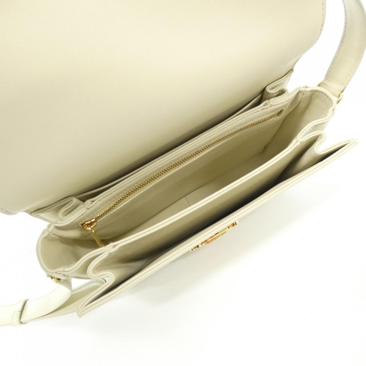 CELINE Triomphe 187363BF4 Shoulder Bag 黑色 中古品A - 縮圖 5