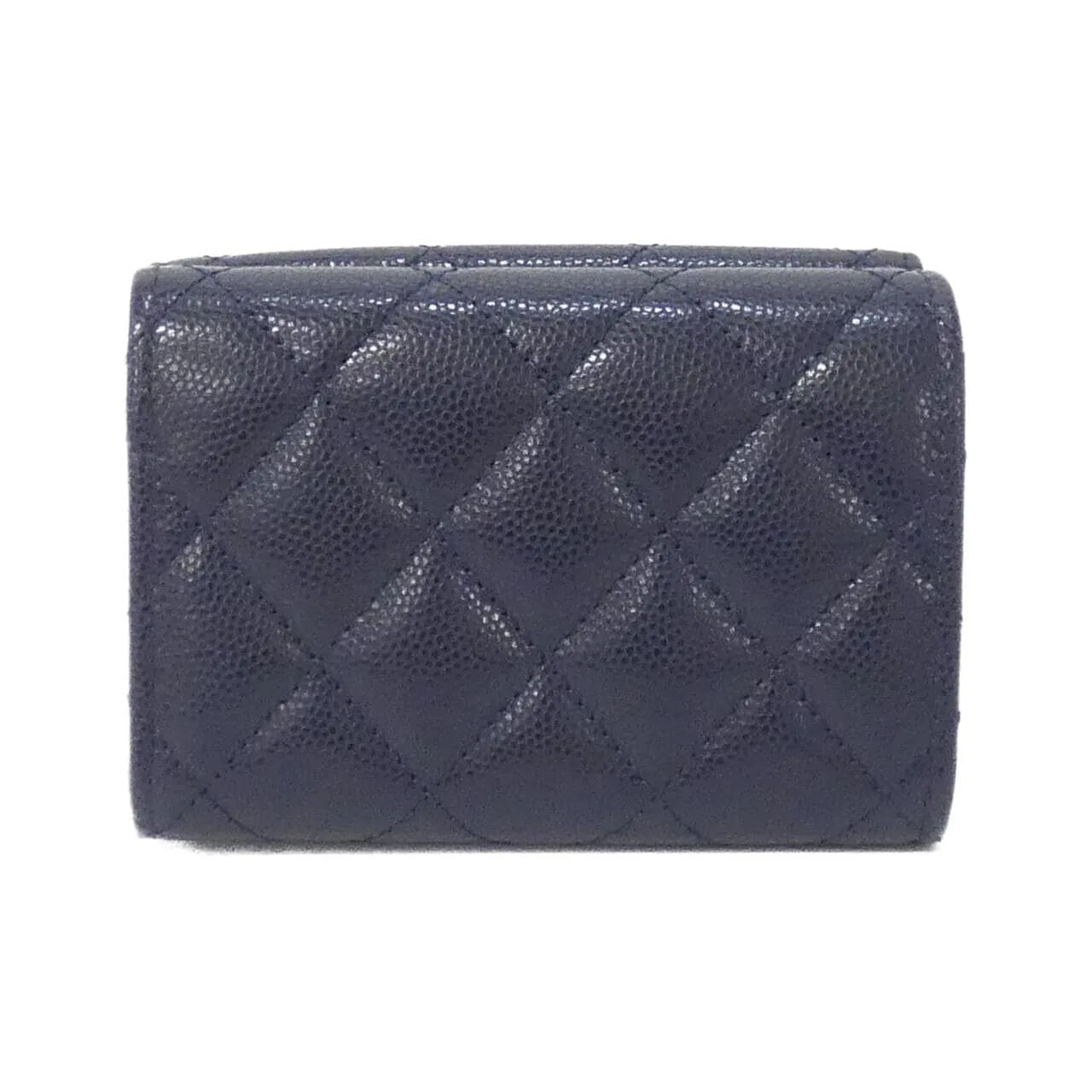 CHANEL Chanel 19 AP3725 Wallet Grained Calfskin 深藍色 荔枝紋牛皮 中古品A - 縮圖 2