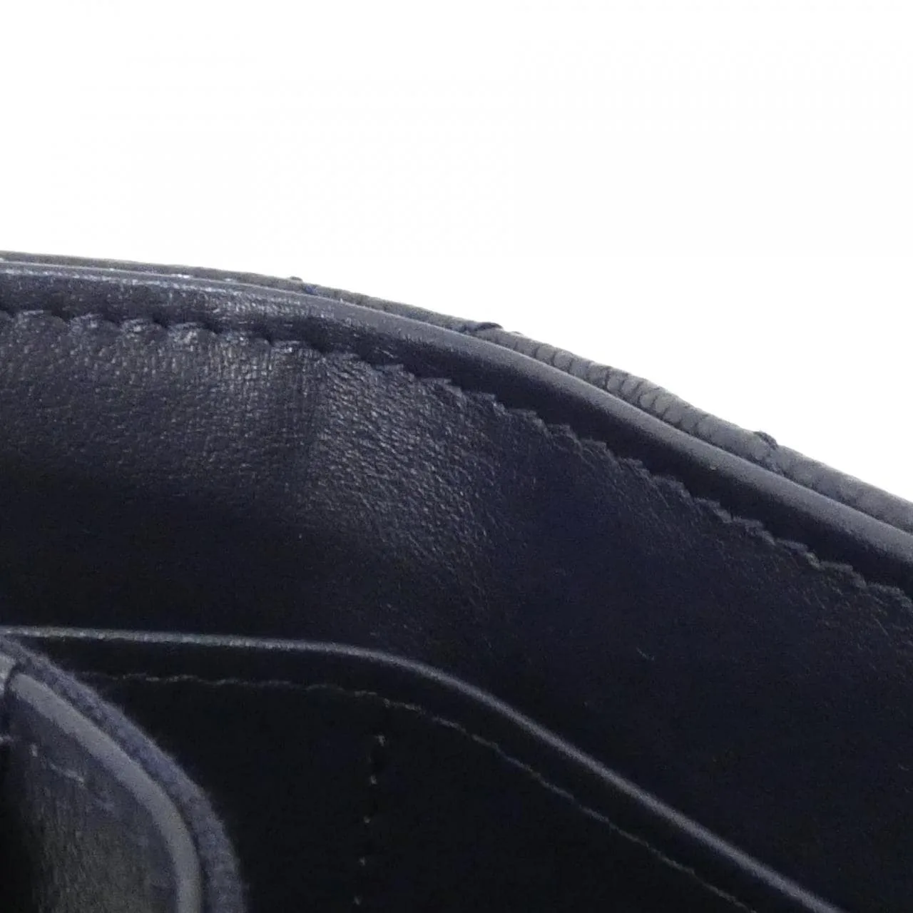 CHANEL Chanel 19 AP3725 Wallet Grained Calfskin 深藍色 荔枝紋牛皮 中古品A - 縮圖 6