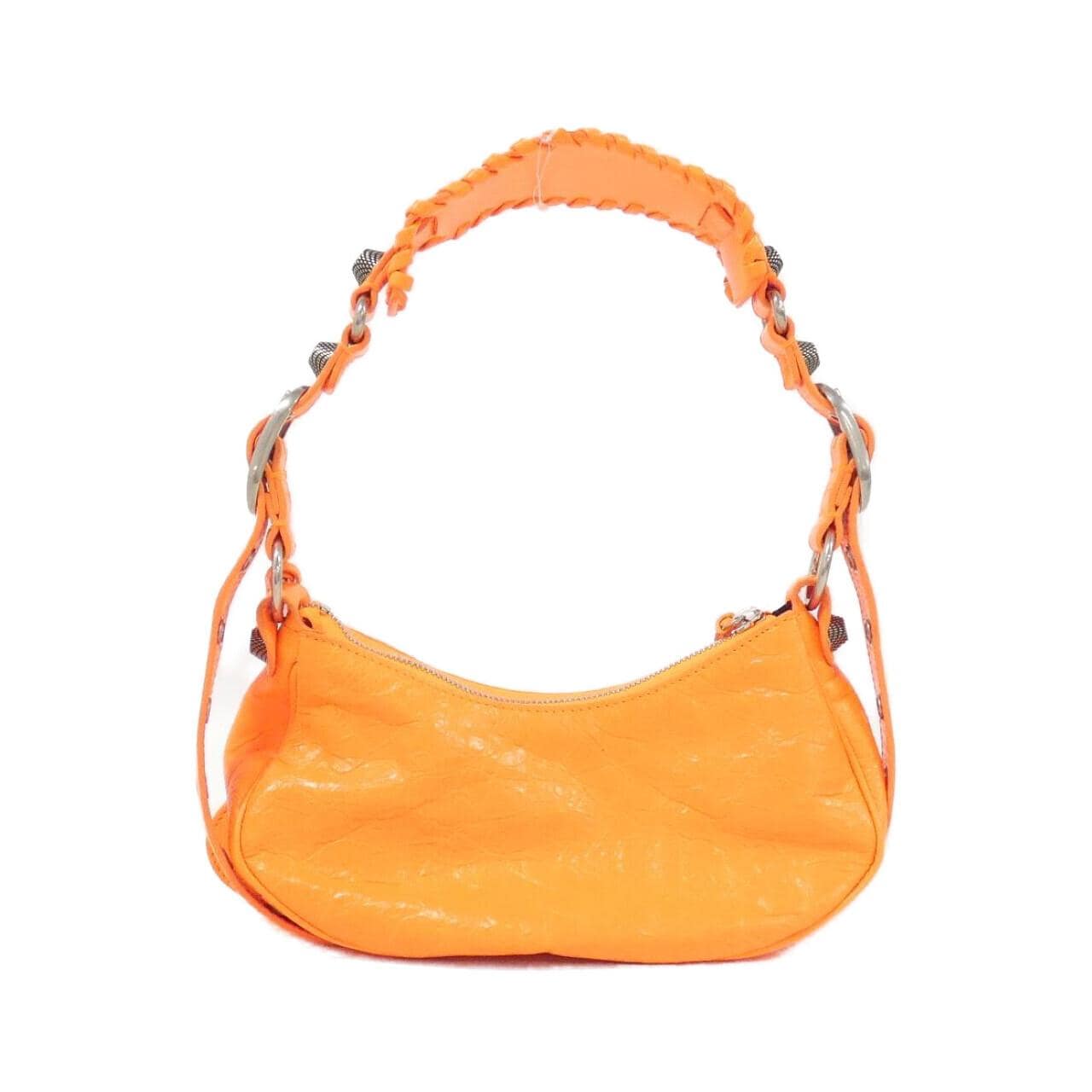 BALENCIAGA Le Cagole 671309 1VGUY Shoulder Bag Lambskin Black Lambskin Rank A - Thumbnail 2